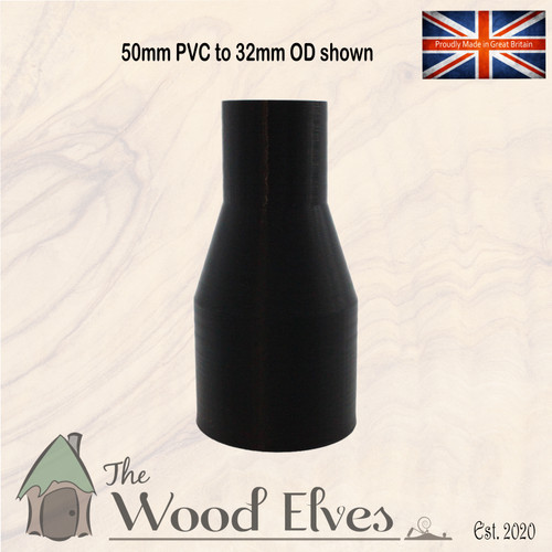 50mm pvc waste pipe - 50mm, adapter