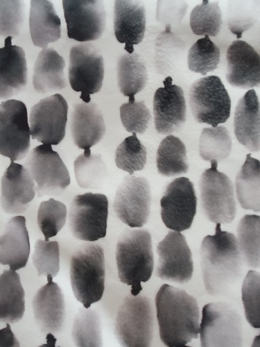 Grey white velour fabric 56 - fabric, .