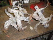 Full set Wolseley Merrytiller rotovator digging tines. Merry Tiller. Slashers #8