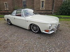 1963 VW KARMANN GHIA TYPE 34 RAZER EDGE 1500 PUSH BUTTON DASH SLAMMED OG PAINT