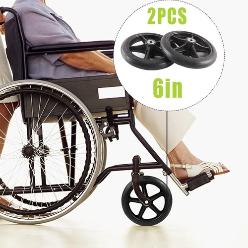 2pcs rubber wheelchair - 2pcs,