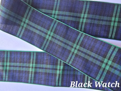 Tartan earrings clan plaid - tartan,