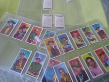 A PART SET OF 'JAYCEE'  CIGARETTE CARDS IN PLASTIC SLEEVES - -WESTERN STARS