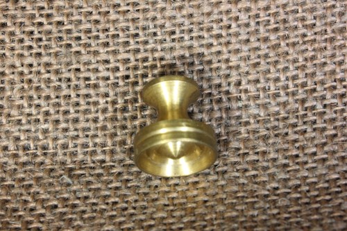 Old brass drawer pull - brass, 5/8”