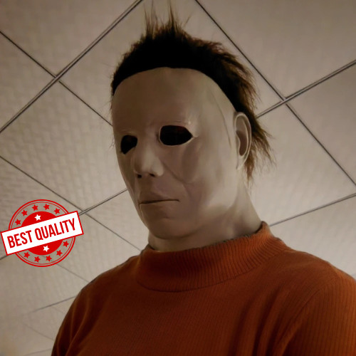 Scary white horror mask - scary,