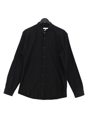 Reiss men shirt black - reiss, men's