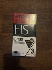 Multi-Pack TDK HS E-180 VHS