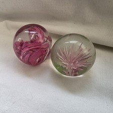PAIR OF SMALLER GLASS