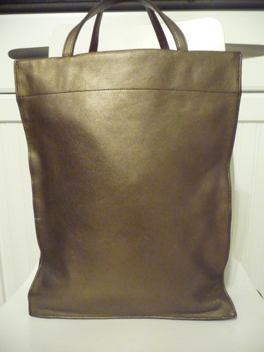 Vintage leather tote - bag,, made