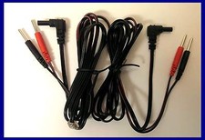 1x Pair(2 Leads) Standard TENS EMS Machine Lead Wires Cables,TPN 200, TPN 300