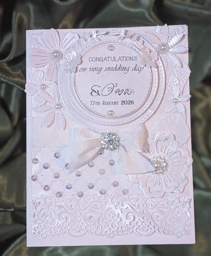 Personalised wedding card - personalised,