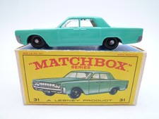 VINTAGE MATCHBOX LESNEY No.31c LINCOLN CONTINENTAL IN ORIGINAL BOX 1964