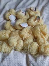 Vintage Sunbeam fluffy style Sunshine Yellow  6x25g balls +more pls see pics 