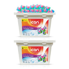Laundry 3 in 1 Washing caps, Liquid Laundry Detergent Pods, 100 x 10g