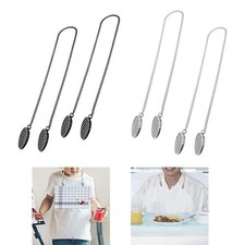 2Pcs Napkin Clips Home Lanyard
