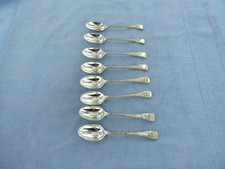 ANTIQUE SET OF  8 STERLING