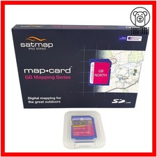 Satmap Map Card GB Mapping Series GB North Great Britain Landranger Mapping 1:50