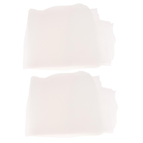 2pcs white silk screen - 2pcs,