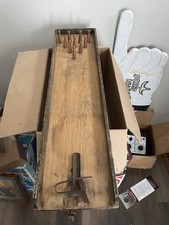 ANTIQUE WOODEN BOWLING GAME SET IN ORIGINAL Condition 1918 Awesome