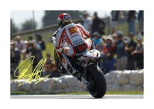 Marco Simoncelli 2 A4 signed