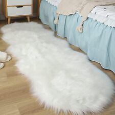 150-180CM Large Soft Fluffy Faux Fur Sheepskin Rugs Warm Floor Carpet Mat Decor