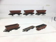 Peco N Gauge BR Bauxite HEA Hopper Wagons x5 (REPAINTED)