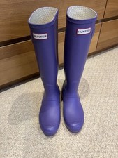Hunter- Womens Boots, Original Tall Adjustable Wellington Uk 6 - only worn once