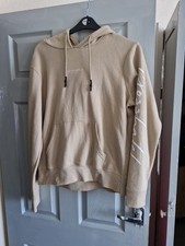 Womens Crosshatch Draw String Hoodie Sweatshirt Hooded Pullover