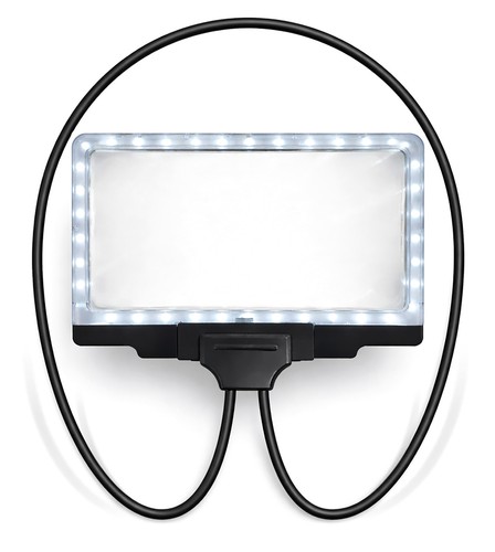 Hands free magnifying glass - 5x,