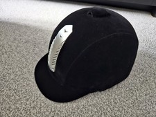 Manken Equestrian Helmet Velvet Horse Riding Hat Sport Helmets Size 54 Black