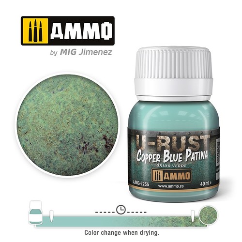 Rust copper blue - blue, ammo