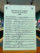 Nottingham Forest SIGNED