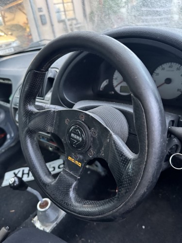 Momo leather sports steering - leather,