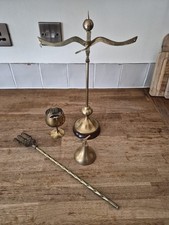 Vintage Brass Scale Goblet