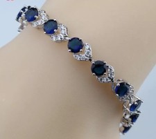 Sterling Silver Blue