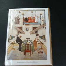 William Heath Robinson Greeting Card & Envelope blank folded 5x7 " digital print