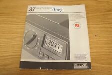 Fluke Test & Measurement Manuals - Various Available