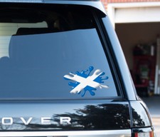 Scotland Celtic saltaire Splat