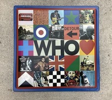 THE WHO DETOUR DECORATIVE METAL LP RECORD COVER WALL ART PLAQUE