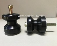 R&G BLACK COTTON REELS BOBBINS PAIR YAMAHA  MT-09 SP (2018-2023)