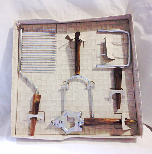 Vtg original hostess set - vtg, 4pc