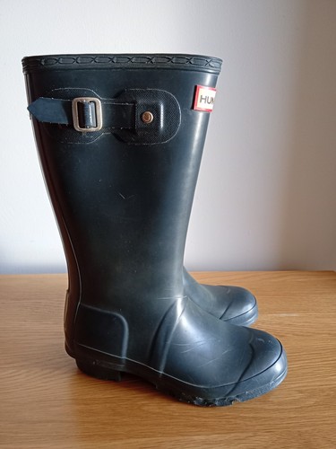 Hunter navy kids wellies size - navy,