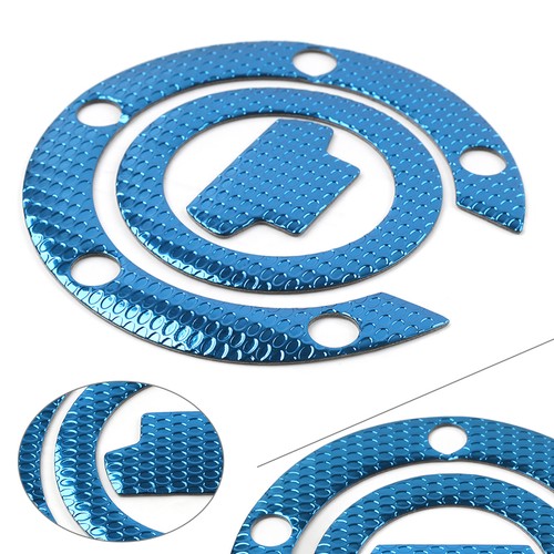 Blue gas tank fuel cap - blue,