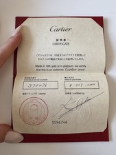 Authentic Cartier paris 2000