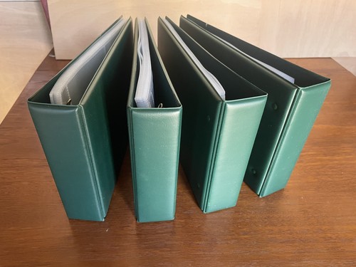 Green postcard albums - 4, x