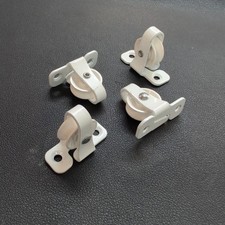 4Pcs Small Fixed Pulley Metal