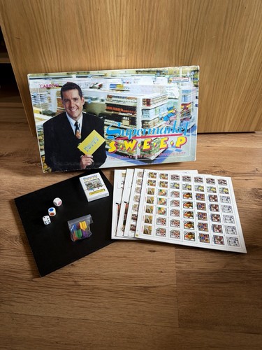 Supermarket sweep board game - board,