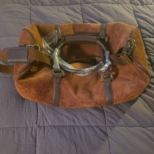 Vintage suede duffle - vintage, travel
