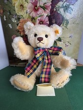 Retired Blond STEIFF Ludwig Musical Bear Jointed Mohair   661686 & Box & COA