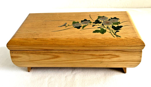 1960 sankyo wood music - wood,